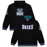 Milwaukee Bucks Unisex Vintage Heavyweight Hoodie Black