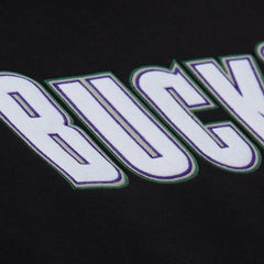 Milwaukee Bucks Unisex Vintage Heavyweight Hoodie Black