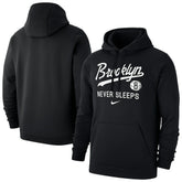 Brooklyn Nets Brooklyn Never Sleeps Club Hoodie Black