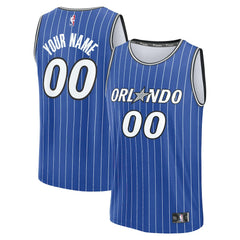 NBA Orlando Magic Fast Break Replica Custom Jersey - Icon Edition - Blue