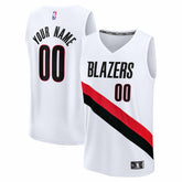 NBA Portland Trail Blazers Fast Break Replica Custom Jersey - Association Edition - White