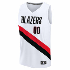 NBA Portland Trail Blazers Fast Break Replica Custom Jersey - Association Edition - White