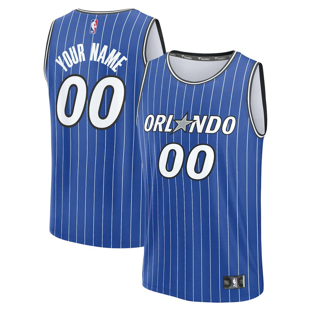 NBA Orlando Magic Youth Fast Break Replica Custom Jersey - Icon Edition - Blue
