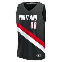 NBA Portland Trail Blazers Youth Fast Break Replica Custom Jersey - Icon Edition - Black