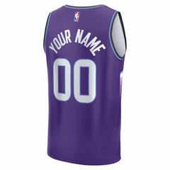 NBA Utah Jazz Youth Fast Break Replica Custom Jersey - Icon Edition
