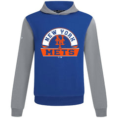 New York Mets Levelwear Throwback Ultimate Banner Arch Hoodie - Royal Hoodies