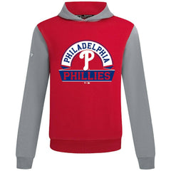 Philadelphia Phillies Levelwear Throwback Ultimate Banner Arch Hoodie - Red Hoodies