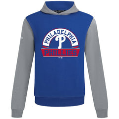Philadelphia Phillies Levelwear Throwback Ultimate Banner Arch Hoodie - Royal Hoodies
