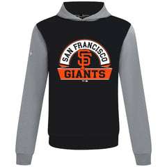 San Francisco Giants Levelwear Throwback Ultimate Banner Arch Hoodie - Black Hoodies