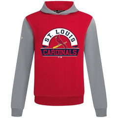 St. Louis Cardinals Levelwear Throwback Ultimate Banner Arch Hoodie - Red Hoodies