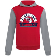 Cleveland Guardians Levelwear Throwback Ultimate Banner Arch Hoodie - Red Hoodies