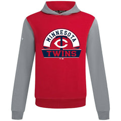 Minnesota Twins Levelwear Throwback Ultimate Banner Arch Hoodie - Red Hoodies
