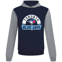 Toronto Blue Jays Levelwear Throwback Ultimate Banner Arch Hoodie - Navy Hoodies