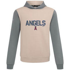 Los Angeles Angels Levelwear Throwback Carve Ultimate Hoodie - Sand Hoodies