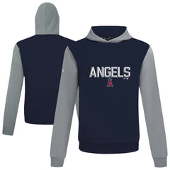 Los Angeles Angels Levelwear Throwback Carve Ultimate Hoodie - Navy Hoodies