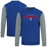 Texas Rangers Levelwear Throwback Ultimate Carve Sweatshirt - Royal Sweatshirts