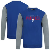 Philadelphia Phillies Levelwear Throwback Ultimate Carve Sweatshirt - Royal Sweatshirts