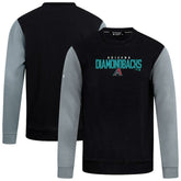 Arizona Diamondbacks Levelwear Throwback Ultimate Carve Sweatshirt - Black Sweatshirts