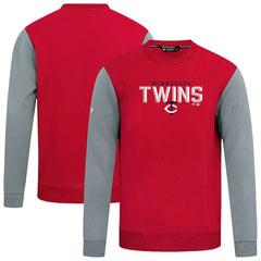 Minnesota Twins Levelwear Throwback Ultimate Carve Sweatshirt - Red Sweatshirts