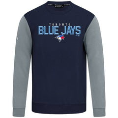 Toronto Blue Jays Levelwear Throwback Ultimate Carve Sweatshirt - Navy Sweatshirts