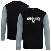 New York Yankees Levelwear Throwback Ultimate Carve Sweatshirt - Black Sweatshirts