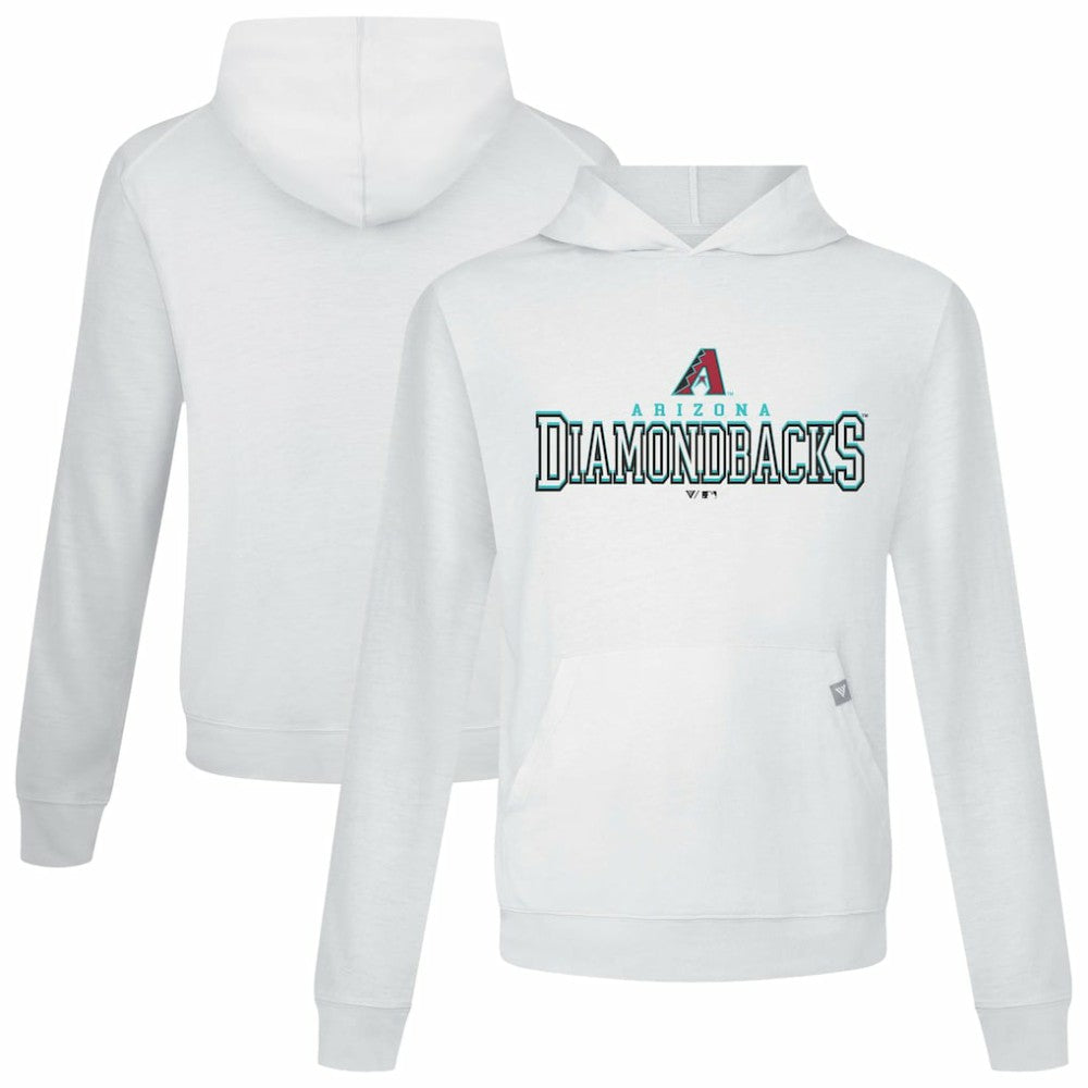 Arizona Diamondbacks Levelwear Relay Journey Pullover Hoodie - White Hoodies