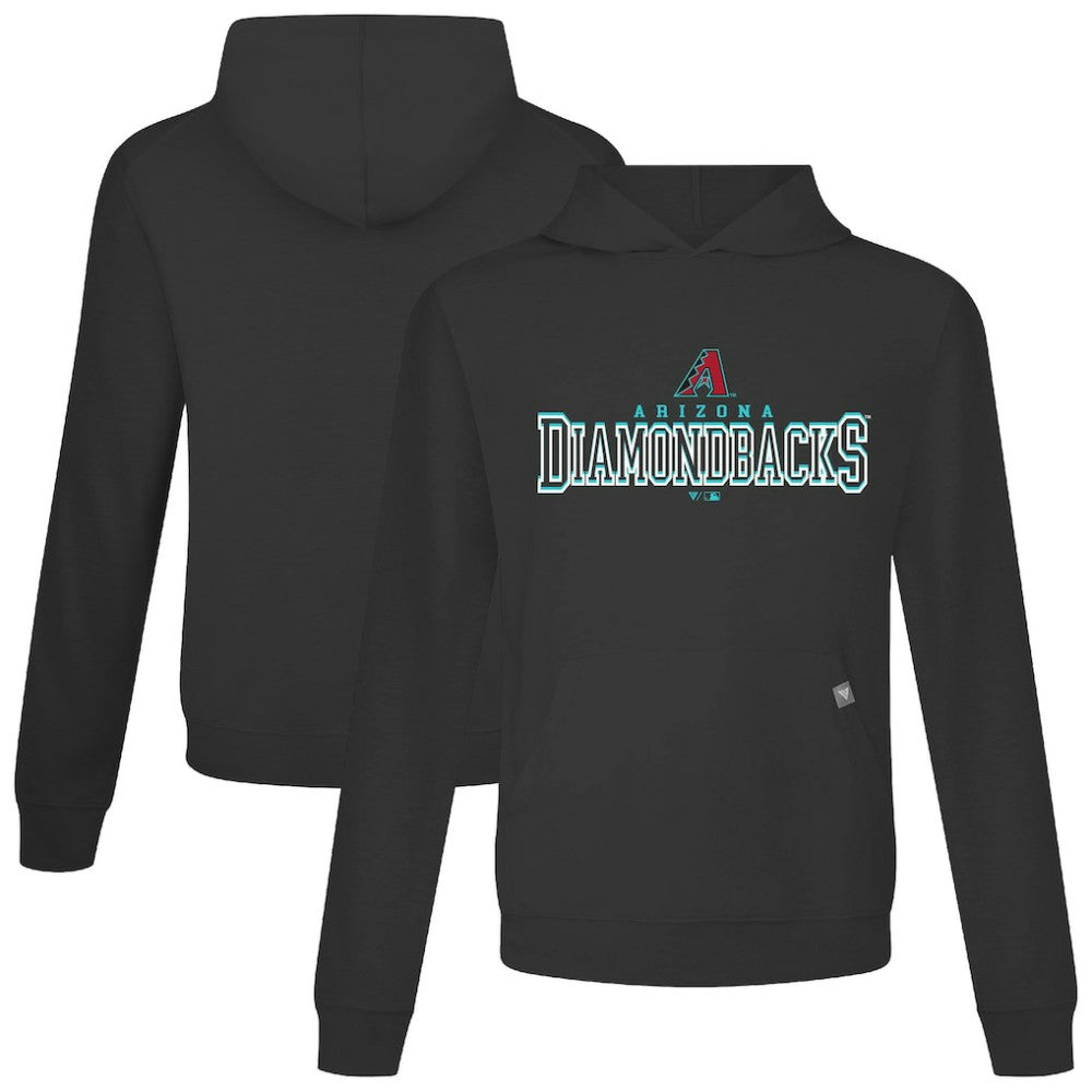 Arizona Diamondbacks Levelwear Relay Journey Pullover Hoodie - Black Hoodies