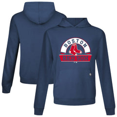 Boston Red Sox Levelwear Relay Banner Arch Pullover Hoodie - Navy Hoodies