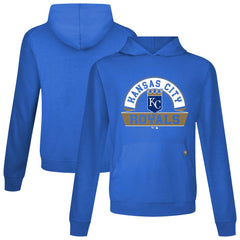 Kansas City Royals Levelwear Relay Banner Arch Pullover Hoodie - Royal Hoodies