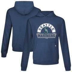 Seattle Mariners Levelwear Relay Banner Arch Pullover Hoodie - Navy Hoodies