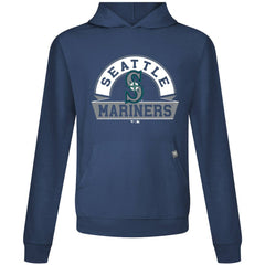 Seattle Mariners Levelwear Relay Banner Arch Pullover Hoodie - Navy Hoodies