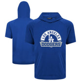 Los Angeles Dodgers Levelwear Phase Banner Arch Hoodie T-Shirt - Royal Hoodies