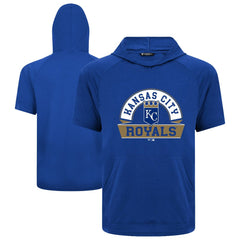 Kansas City Royals Levelwear Phase Banner Arch Hoodie T-Shirt - Royal Hoodies