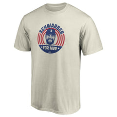Kyle Schwarber Philadelphia Phillies BreakingT Unisex Player Graphic T-Shirt - Natural T-shirts