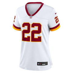NFL Jacory Croskey-Merritt Washington Commanders Women's Game Super Bowl Era Jersey - White