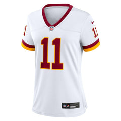 NFL Luke McCaffrey Washington Commanders Women's Game Super Bowl Era Jersey - White