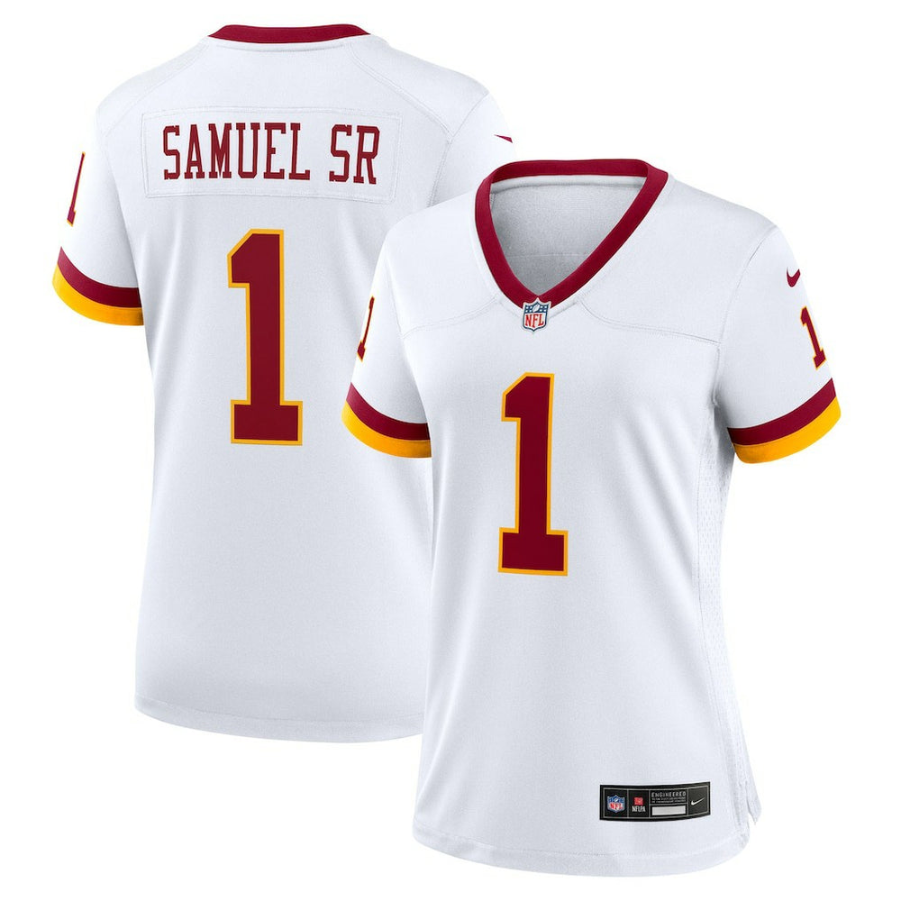 NFL Deebo Samuel Sr Washington Commanders Women's Game Super Bowl Era Jersey - White