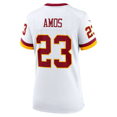 Trey Amos Washington Commanders Women's Game Super Bowl Era Jersey White