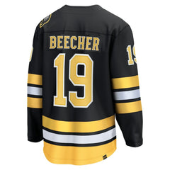NHL John Beecher Boston Bruins Fanatics Home Breakaway Player Jersey - Black