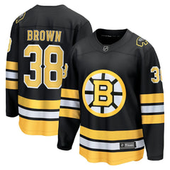 NHL Patrick Brown Boston Bruins Fanatics Home Breakaway Player Jersey - Black