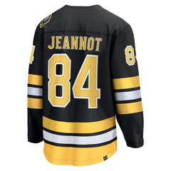 NHL Tanner Jeannot Boston Bruins Fanatics Home Breakaway Player Jersey - Black