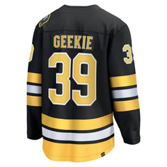 NHL Morgan Geekie Boston Bruins Fanatics Home Breakaway Player Jersey - Black