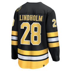 NHL Elias Lindholm Boston Bruins Fanatics Home Breakaway Player Jersey - Black