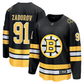NHL Nikita Zadorov Boston Bruins Fanatics Home Breakaway Player Jersey - Black