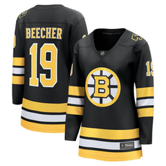 NHL John Beecher Boston Bruins Fanatics Women's Home Breakaway Player Jersey - Black