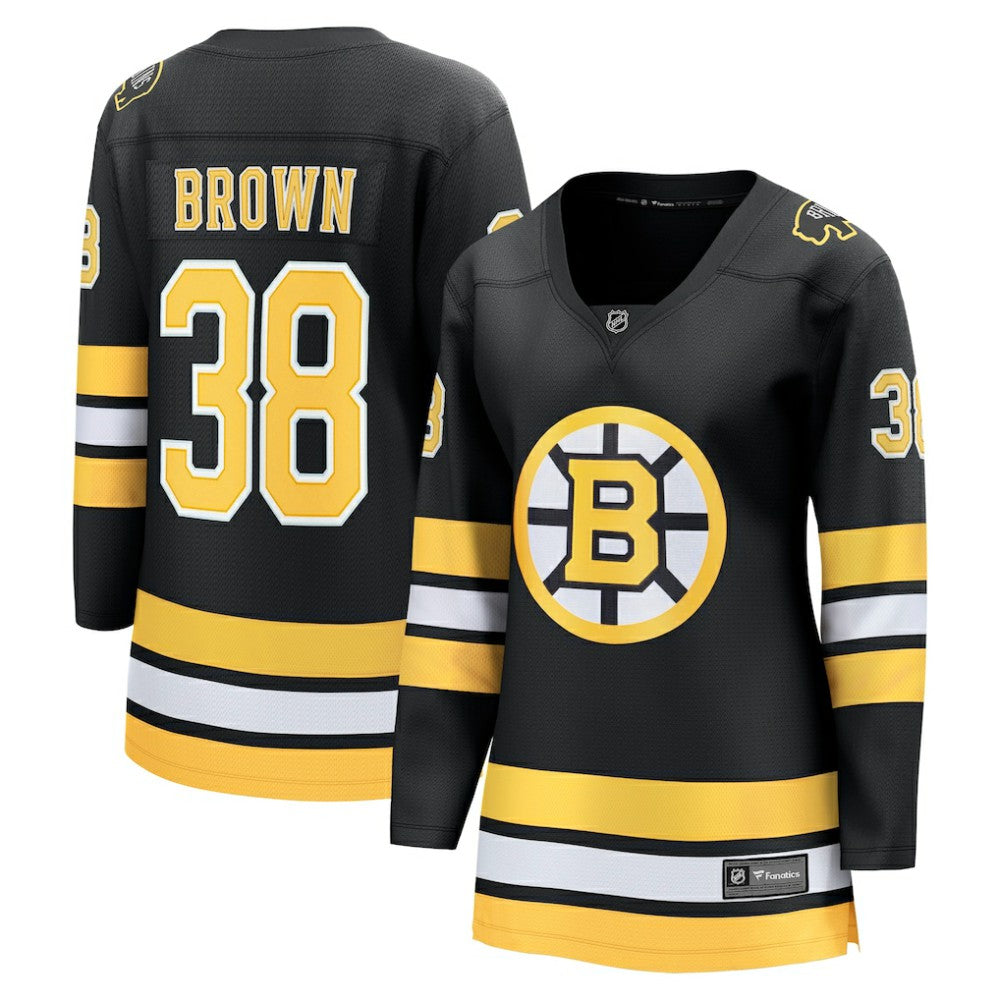 NHL Patrick Brown Boston Bruins Fanatics Women's Home Breakaway Player Jersey - Black