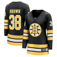 NHL Patrick Brown Boston Bruins Fanatics Women's Home Breakaway Player Jersey - Black
