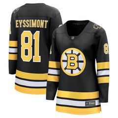 NHL Michael Eyssimont Boston Bruins Fanatics Women's Home Breakaway Player Jersey - Black