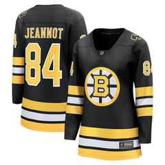 NHL Tanner Jeannot Boston Bruins Fanatics Women's Home Breakaway Player Jersey - Black