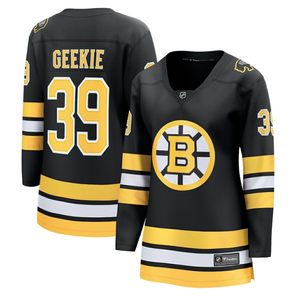 NHL Morgan Geekie Boston Bruins Fanatics Women's Home Breakaway Player Jersey - Black